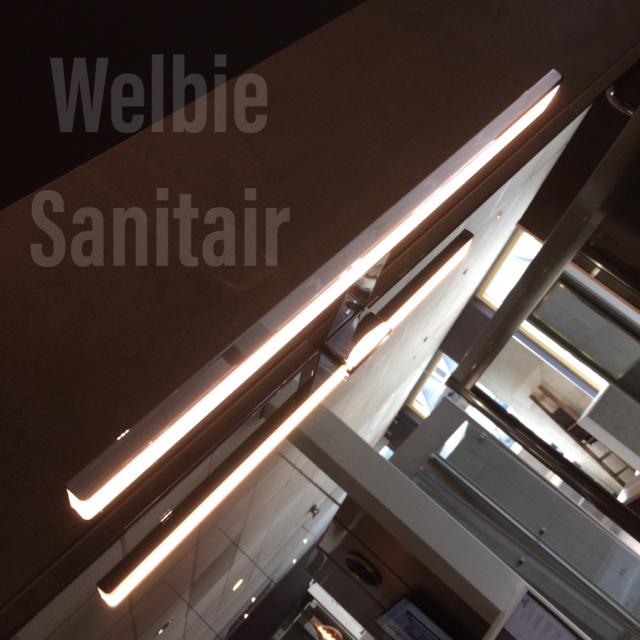 Welsan spiegellamp / spiegelkast verlichting 30cm chroom LED 10169 ingebouwde trafo / 230v 4000K wit licht Welbie